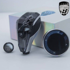 BMW X6 Serisi E71 E72 Kristal VitesTopuzu, Multimedya Kontrol Pedi ve Engine Start Stop Buton Seti 